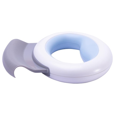 Petpurifiers Knuckler Handheld Travel Flexible Grooming Pet Rake Comb - Blue - One Size PE3724606